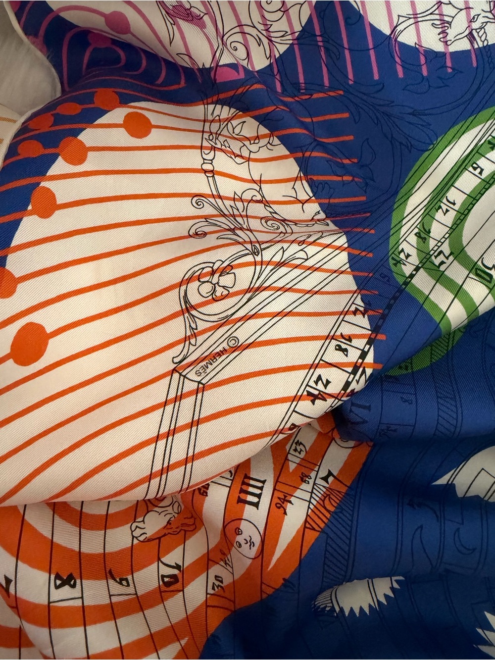 Hermes Die et Hore Silk Scarf. - Picture 12 of 16